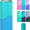 Sleeping Bag - 3 Seasons for Adults Boys Girls Camping Hiking - Warm Cold Weather Lightweight Portable with Compression Bag for Backpacking in Spring, Summer, Fall and Winter